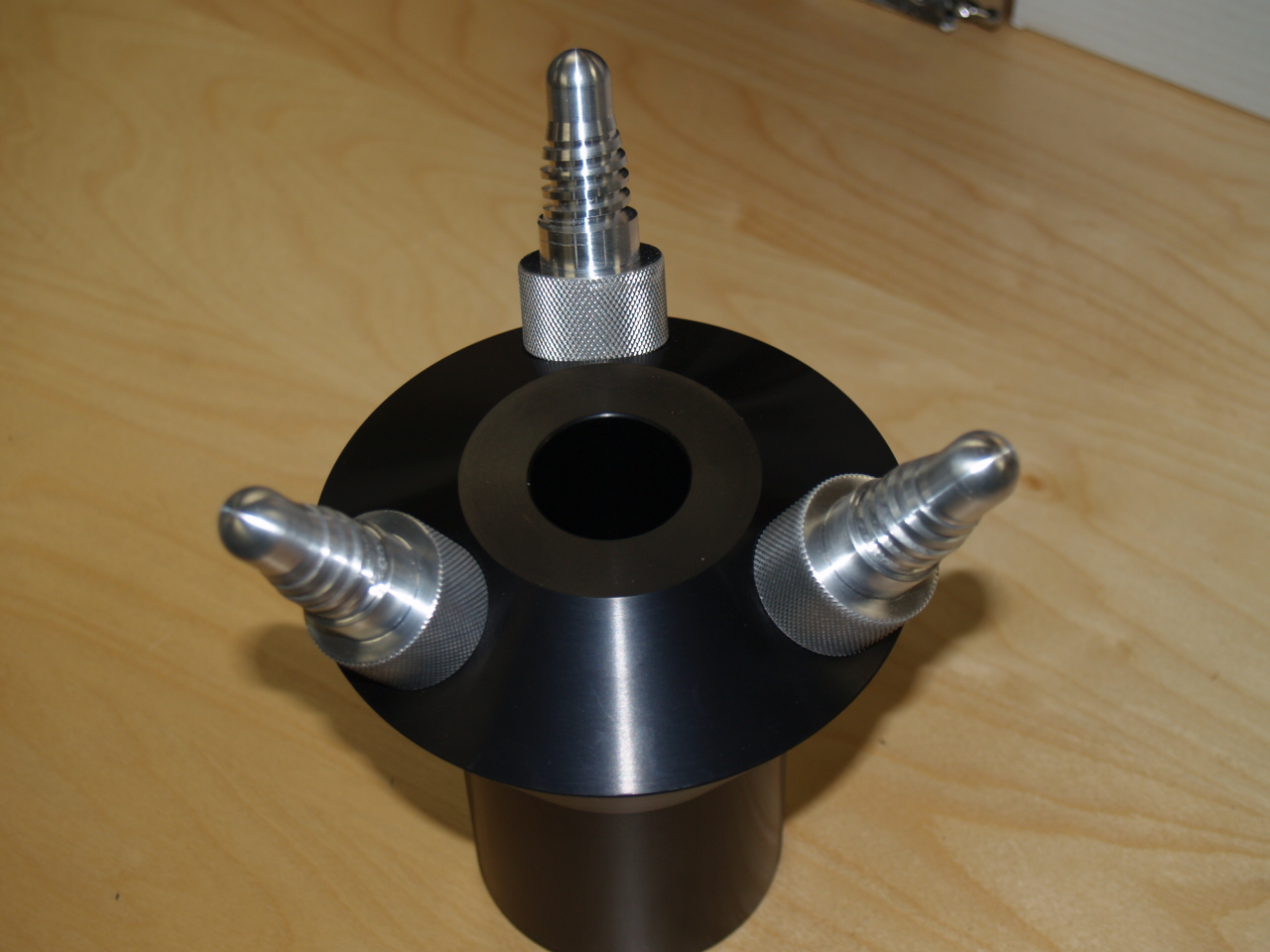 Custom Center Support for an Aluminum Tripod System